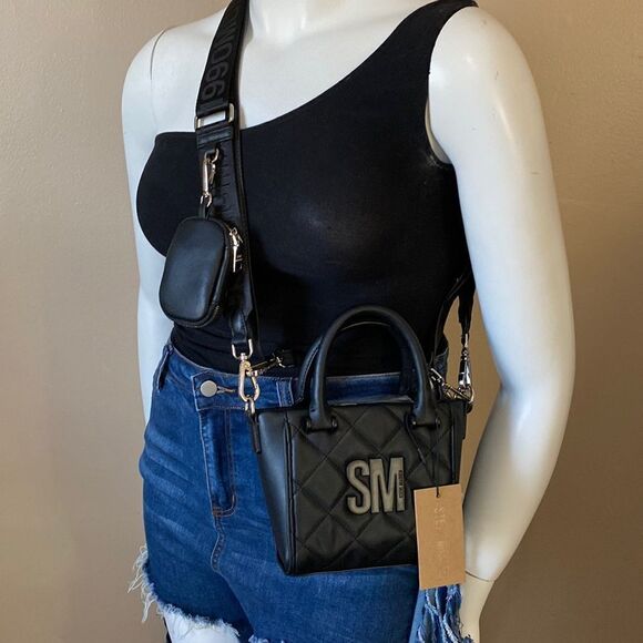 NWT Steve Madden (BBABI) Satchel Crossbody Bag w/Air Pod Case *Limited Edition* - Picture 15 of 15